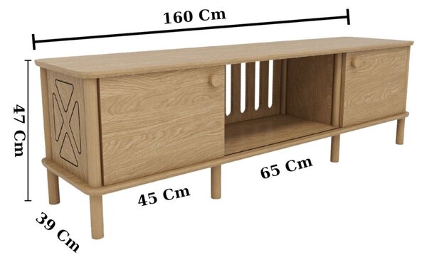 Ontano TV-állvány, 160 cm