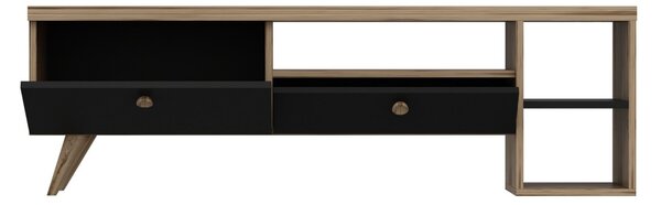 Parion TV-állvány, fekete, 150 cm