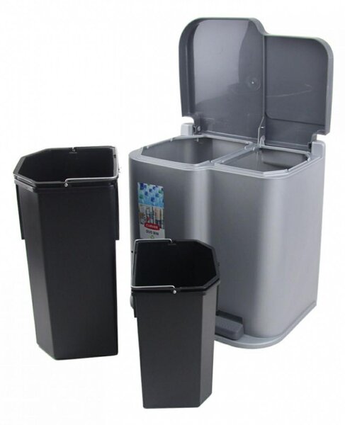 Curver Duo Pedálos Szelektív Szemetes 21L