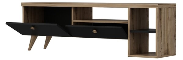 Parion TV-állvány, fekete, 150 cm