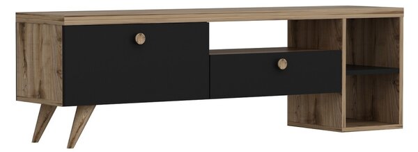 Parion TV-állvány, fekete, 150 cm