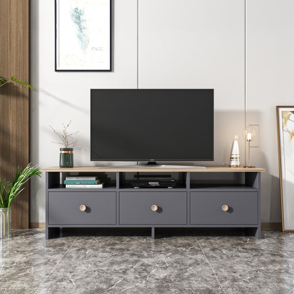 Oslo TV-állvány, antracit, 150 cm