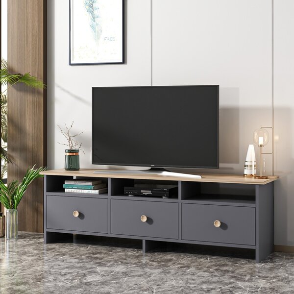 Oslo TV-állvány, antracit, 150 cm