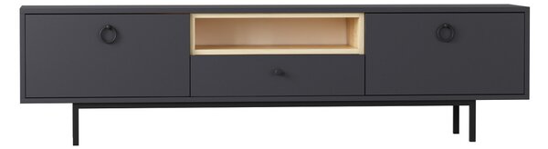 Naturel TV-állvány, antracit, 180 cm