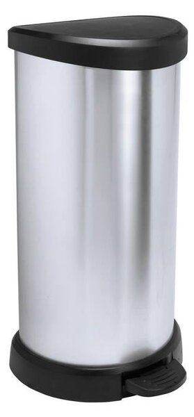 Curver pedálos szemetes fémhatású 40l (181125)