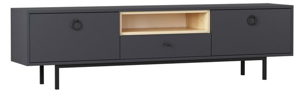 Naturel TV-állvány, antracit, 180 cm
