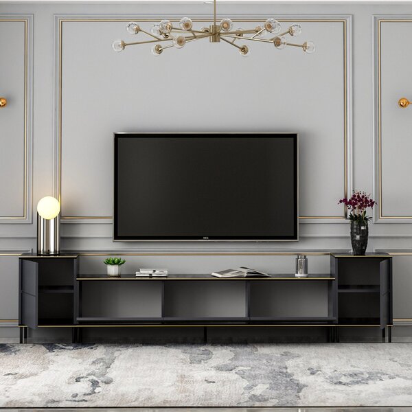 Imaj TV-állvány, antracit, 180 cm – TR382NRC1130