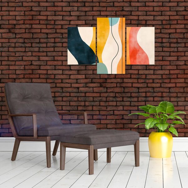 Kép - Minimalista színes illusztráció II. (90x60 cm)
