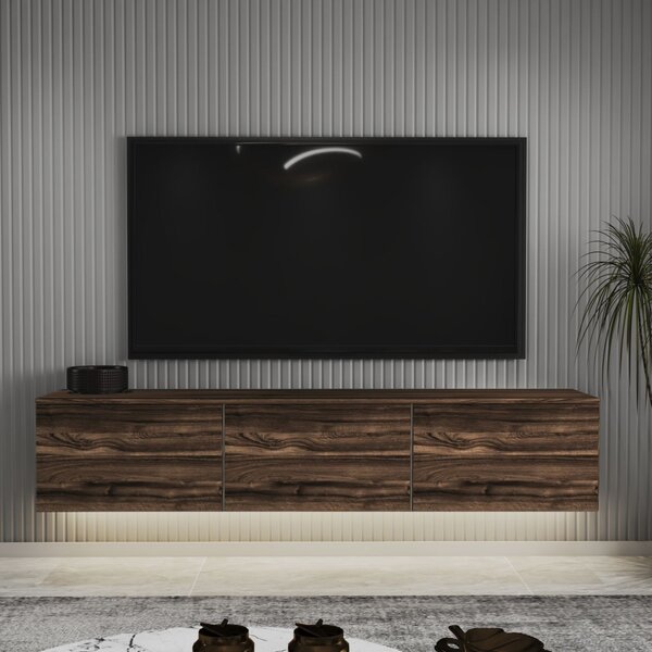 Neon TV-állvány, gesztenye, 160 cm