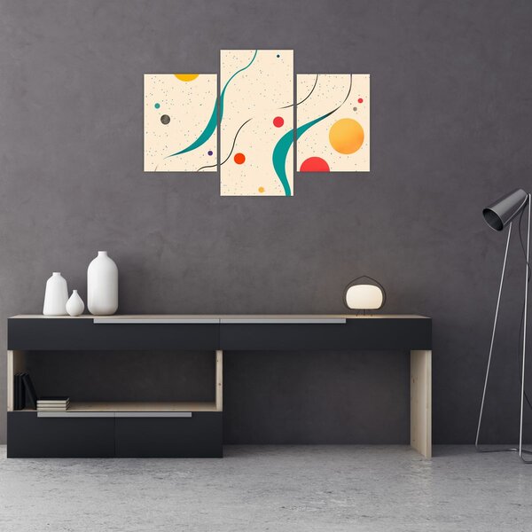 Kép - Minimalista színes illusztráció (90x60 cm)
