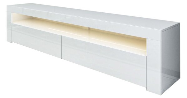 TV-állvány, fehér, 150 cm – TR382NRC1169
