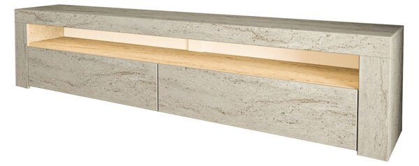 TV-állvány, travertin, 150 cm