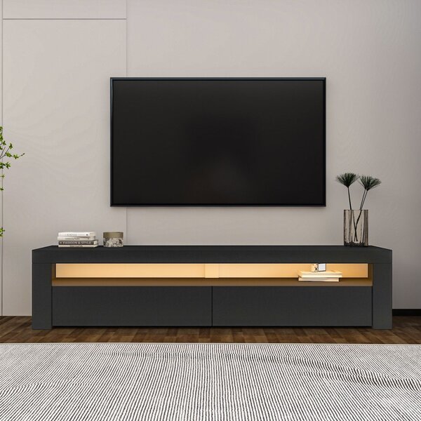TV-állvány, antracit, 150 cm