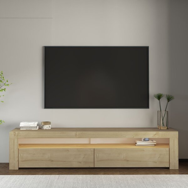 TV-állvány, zafír tölgy, 150 cm
