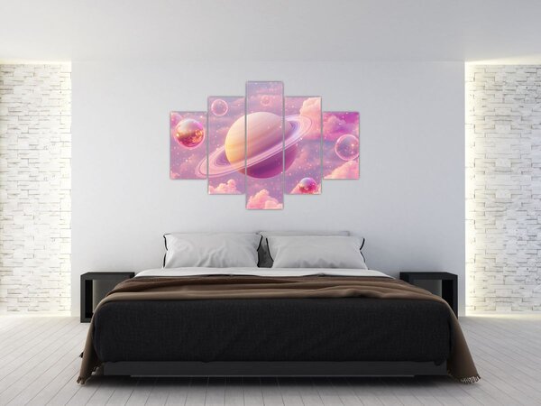 Kép - Rózsaszín bolygó (150x105 cm)