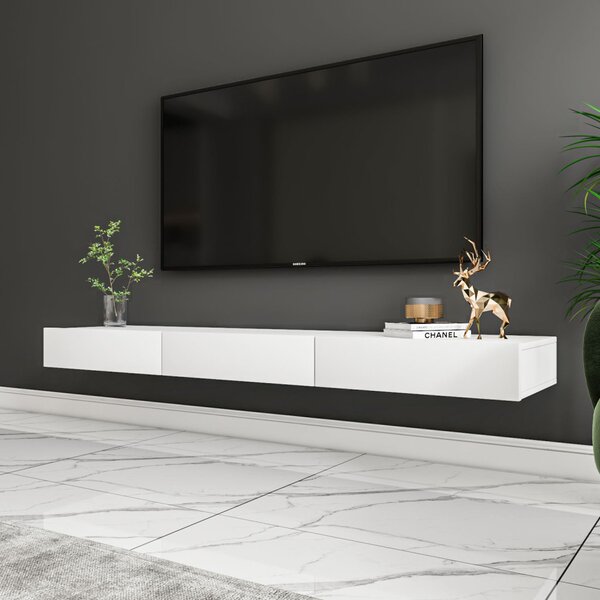 Avalon TV-állvány, fehér, 140 cm