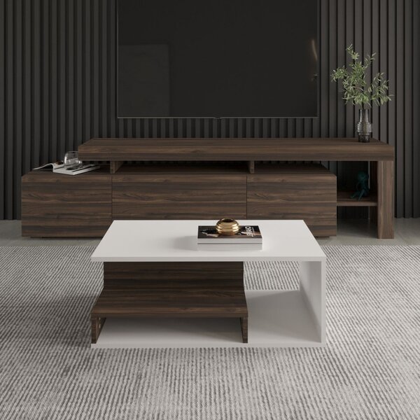 Vera Mini - White, Walnut