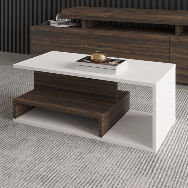 Vera Mini - White, Walnut