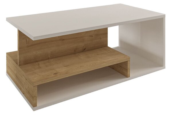 Vera Mini - White, Sapphire Oak