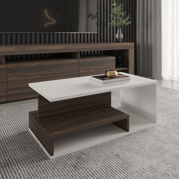 Vera Mini - White, Walnut