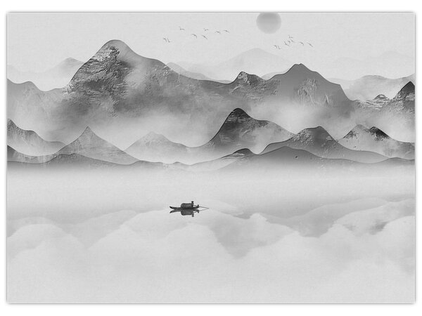 Kép - Japán tó (70x50 cm)