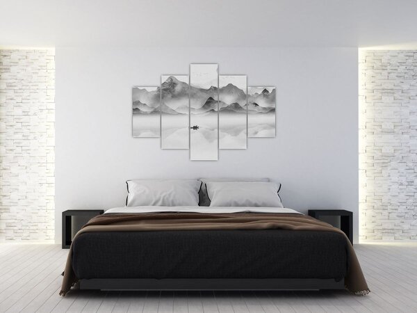Kép - Japán tó (150x105 cm)