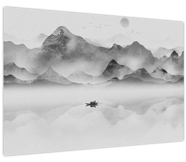 Kép - Japán tó (90x60 cm)