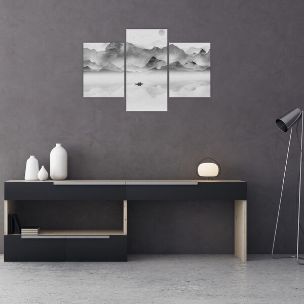 Kép - Japán tó (90x60 cm)