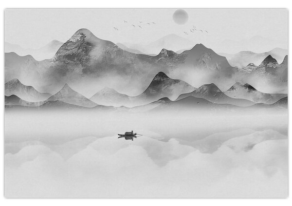 Kép - Japán tó (90x60 cm)