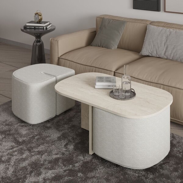 Twin - Travertine