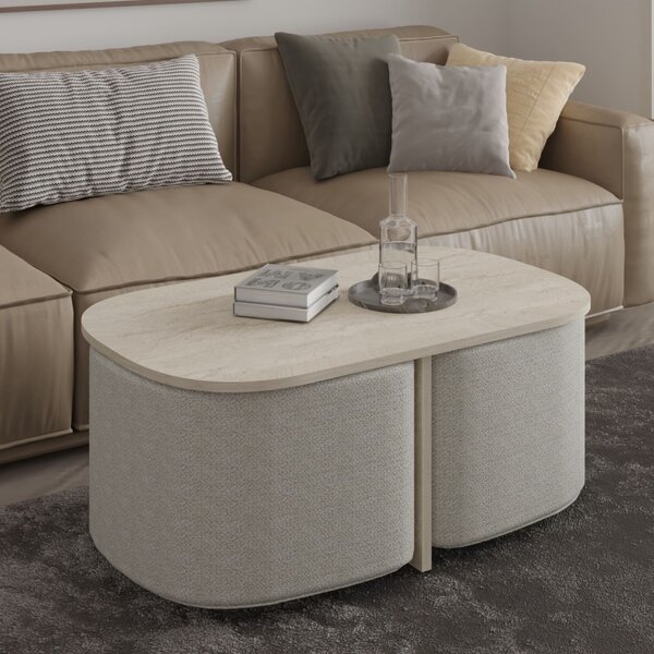 Twin - Travertine