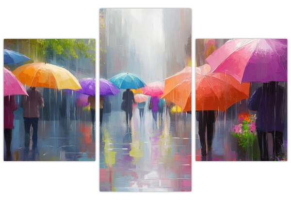 Kép - Esős nap (90x60 cm)