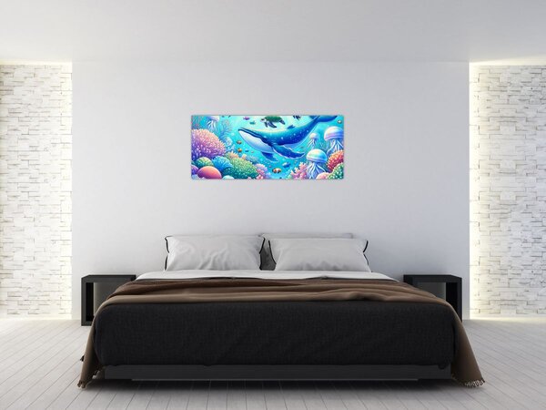 Kép – Víz alatti világ (120x50 cm)