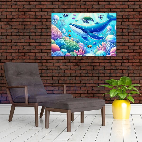 Kép – Víz alatti világ (90x60 cm)
