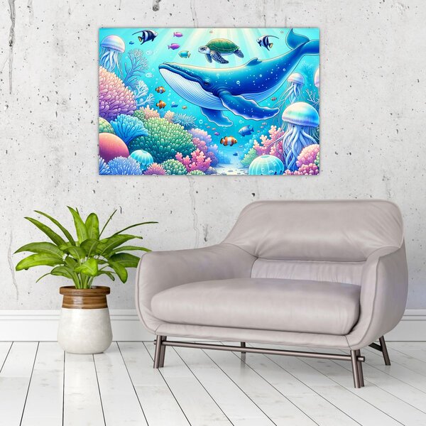 Kép – Víz alatti világ (90x60 cm)