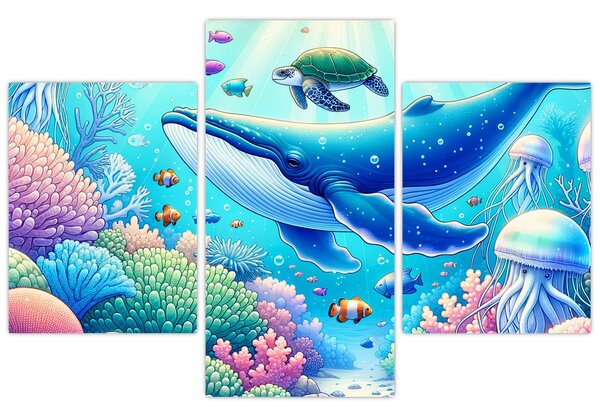 Kép – Víz alatti világ (90x60 cm)