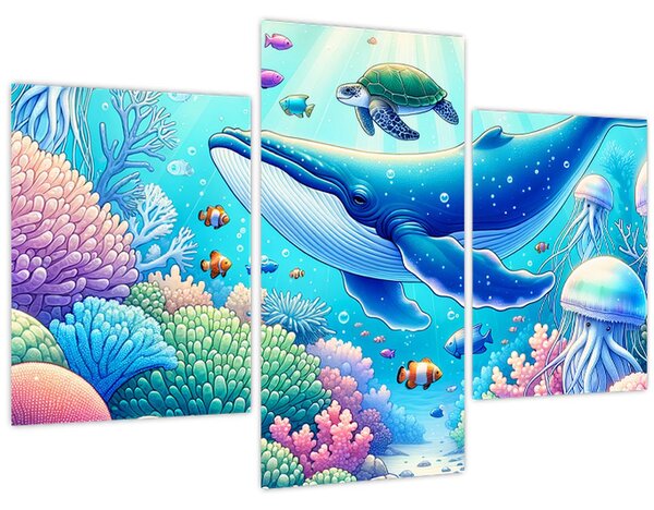 Kép – Víz alatti világ (90x60 cm)
