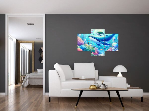 Kép – Víz alatti világ (90x60 cm)