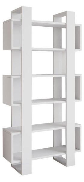 Milano könyvespolc, fehér, 80 cm