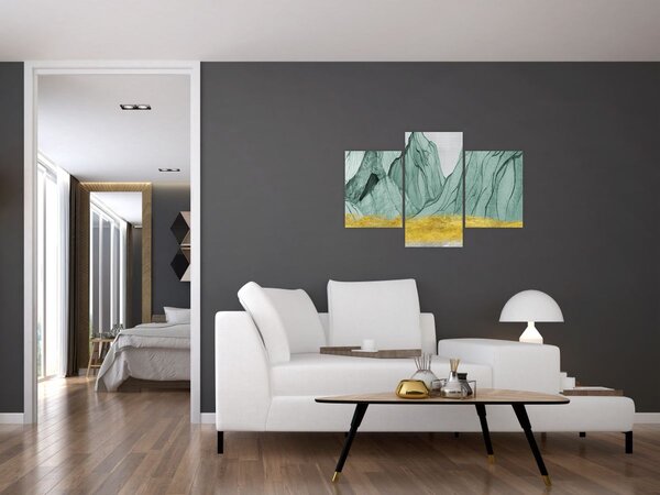 Kép - Smaragdhegység N⁰1 (90x60 cm)