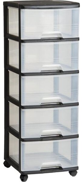 Curver Regał przezroczysty 5x20L (50382)
