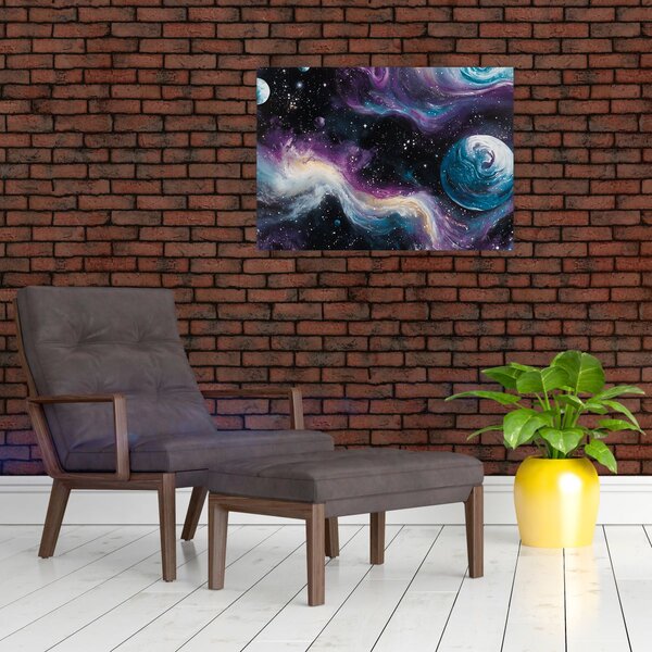Kép - Festett univerzum (70x50 cm)