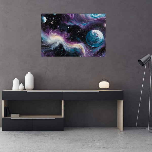Kép - Festett univerzum (90x60 cm)