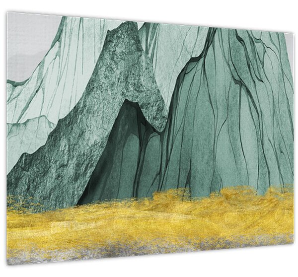 Kép - Smaragdhegység N⁰3 (70x50 cm)