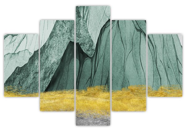 Kép - Smaragdhegység N⁰3 (150x105 cm)