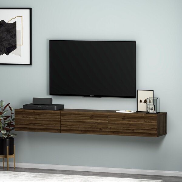 Terra TV-állvány, dió, 180 cm