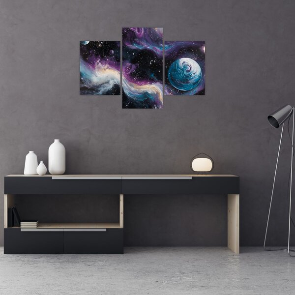 Kép - Festett univerzum (90x60 cm)
