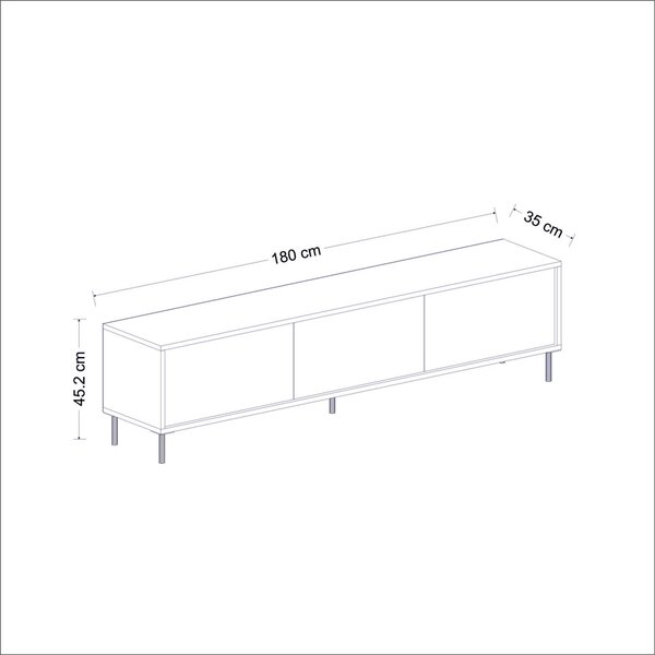 Imaj TV-állvány, 180 cm – TR382NRC1526
