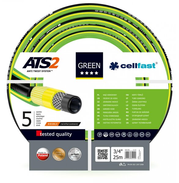 Cellfast Green ATS2 Kerti tömlő (3/4") - 25 méter
