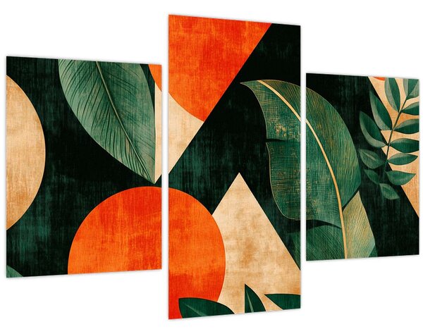 Kép - Geometrikus természeti minták II. (90x60 cm)